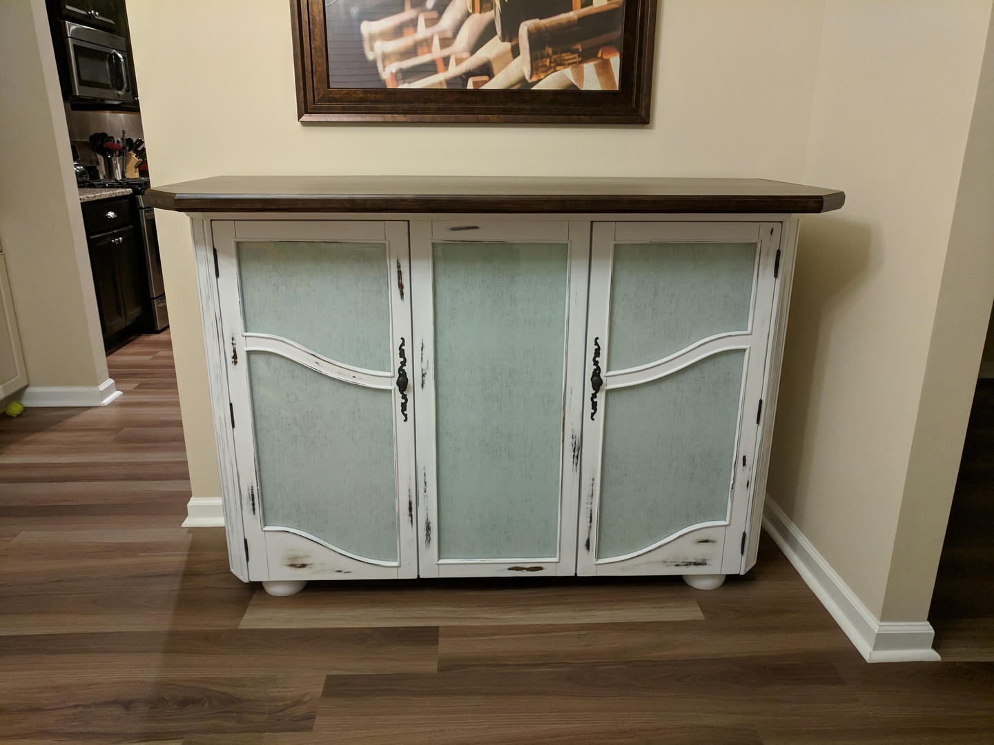 refurbished farmhouse style cabinet Thumbnail